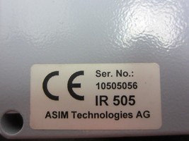 ASIM TECHNOLOGIES IR-505 TEMPERATURE SENSOR  - $122.00