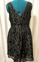 Minuet ModCloth Black And Gold Lace Party dress Prom Semi Formal Medium NWT - £24.99 GBP