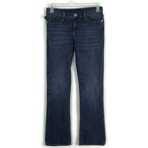 Rock &amp; Republic Womens Jeans Size 8 Kasandra Medium Wash Distressed Embellished - £18.15 GBP