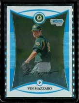 2008 Bowman Chrome Prospects Baseball Card BCP160 VIN MAZZARO Oakland A&#39;s - £6.57 GBP