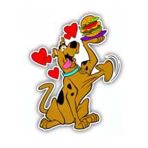Scooby Doo Hamburger Cartoon Sticker Vinyl Decal Waterproof ''SIZES'' - $4.50 - $18.00