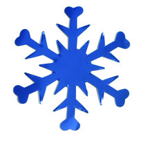 Snowflake Cutouts Plastic Shapes Confetti Die Cut 15 pcs  FREE SHIPPING - £5.52 GBP