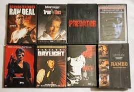 Raw Deal, True Lies, Predator, Terminator 3, Daylight, Cobra, Lock Up &amp; Rambo1-3 - £16.94 GBP