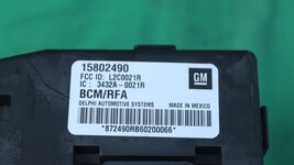 GM Chevrolet Colorado Canyon Bcm Bcu Body Control Module 15802490 image 3
