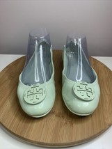 Tory Burch Minnie Travel Ballet Flat Womens Size 8 Shoes Teal Dulce De Leche - £78.94 GBP