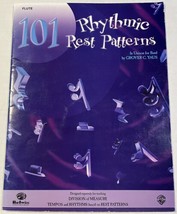 Sheet Music 101 Rhythmic Rest Patterns for Flute Paperback Rhythms Study... - £4.67 GBP
