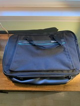 Samsonite Legacy Sport Suitcase Luggage Black Teal Shoulder Bag Carry On... - $19.75