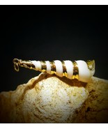 OPEN VESSEL: Authentic 24k Gold Plated Spiral Seashell Pendant - $102.90 CAD