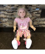 MY TWIN 23&quot; DOLL Blonde Hair Hazel Eyes Spring Outfit Shoes 1996 Head 20... - £46.27 GBP