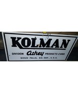 Antique Porcelain Sign KOLMAN ATHEY  Division Products Corp. - £219.67 GBP