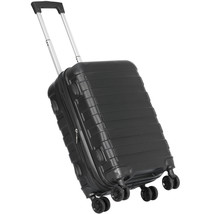 21&quot; Lightweight Suitcase Carry On Luggage Hardside 4-Wheel Spinner Travel Black - £61.98 GBP