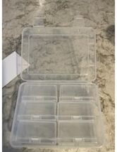 Mathtoxyz Small Bead Organizers and Storage, Clear Bead 6.5&quot;L x 4.7&quot;W x ... - $17.82