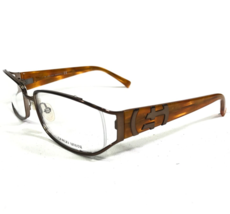 Giorgio Armani Eyeglasses Frames GA 480 H5K Brown Square Semi Rim 54-18-130 - £91.73 GBP