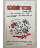 Donkey Kong Nintendo Atari Sears Manual Instructions Booklet ONLY Coleco - £8.13 GBP