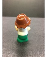 Vintage Little People Plastic Moveable Arms Man Green Pant White Shirt B... - €3,88 EUR