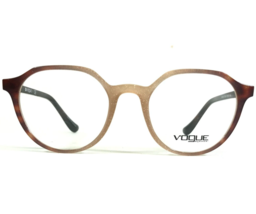 Vogue Eyeglasses Frames VO 5226 2639 Brown Nude Fade Round Hexagon 48-19-140 - £43.81 GBP