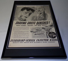 1949 Eversharp Schick Razor Framed 11x17 ORIGINAL Vintage Advertising Po... - $69.29