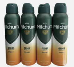 Mitchum Men 48HR SPORT Antiperspirant &amp; Deodorant Spray 150 ml (4 Pack) - $684.57 MXN