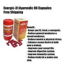 Energic-31 Capsule Keeps You Fit, Fresh &amp; Energetic 80 Capsules Free Shipping - £44.28 GBP