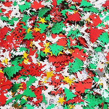 100g/4800 Pieces Christmas New Year Metallic Foil Confetti Sequins Tab... - £6.58 GBP