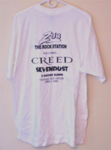 Creed / Sevendust Tour T-Shirt Vintage S/S Xl Mint Z 93 3 Doors Down Saginaw - £65.09 GBP