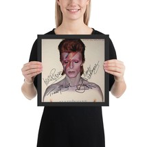 David Bowie framed reprint signed Aladdin Sane album Framed Reprint - £62.41 GBP