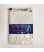 Fruit of the Loom Men&#39;s Thermal Size XL Drawer Ankle Length Natural NEW  - $20.25 CAD