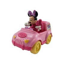 Disney Junior Mickey Minnie&#39;s Daily Driver Poseable Minnie Mouse &amp; Pink ... - £4.54 GBP