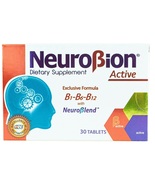 NeuroBion Active with B1, B6, B12, Exclusive Formula 30 Tablets - €25,56 EUR