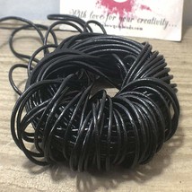 10/100 meters Black Genuine Leather Cord (Thread, wire) - £6.93 GBP+