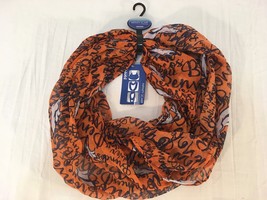 Nfl 2024 Womens Denver Broncos Fan Orange Blue Logo Sheer Infinity Scarf Large - £12.33 GBP