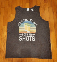 It&#39;s Cool. I&#39;ve Had Both My Shots Tank Top, XL, Drinking Tequila Funny Cotton - £13.97 GBP
