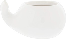 White Ceramic Whale Planter Pot - $35.99
