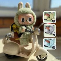 Mini Electric Motorcycle for Labubu, Cool Electric Scooter Labubu Doll A... - $19.63