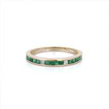 14K Yellow Gold Emerald Ring - £243.00 GBP