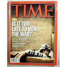 Time Magazine September 26, 2005 mbox2878/a ...Too Late To Win The War? - £3.07 GBP