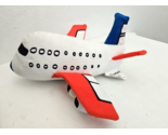 Target Pillowfort Airplane Jet Plush Stuffed Toy White Red Mini Pillow - £31.52 GBP