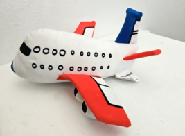 Target Pillowfort Airplane Jet Plush Stuffed Toy White Red Mini Pillow - £31.05 GBP