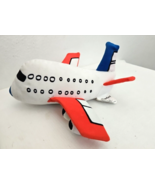 Target Pillowfort Airplane Jet Plush Stuffed Toy White Red Mini Pillow - £31.13 GBP