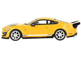 Shelby GT500 Dragon Snake Concept Yellow w White Stripes Limited Edition to 3240 - £18.84 GBP