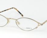 Vintage Harry&#39;s 018 45 Plateado-Gris / Oro Gafas Marco 47-20-138mm - $1,400.07 MXN