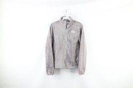 The North Face Womens XS Faded Spell Out Textured Fleece Full Zip Jacket... - $39.55