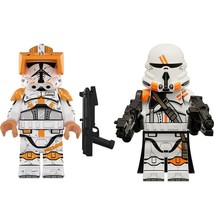 Commander Cody and Airborne Trooper 212th Battalion Star Wars 2pcs Minifigures - £5.09 GBP