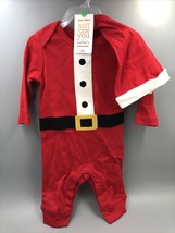 Just One You made by carter&#39;s Baby Santa Christmas Coverall Jumpsuit NWT - £10.16 GBP