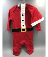 Just One You made by carter&#39;s Baby Santa Christmas Coverall Jumpsuit NWT - £10.19 GBP