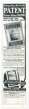 Print Ad Victor J. Evans Patent Attorney Book 1932 1/3-Page Advertisement - $9.70