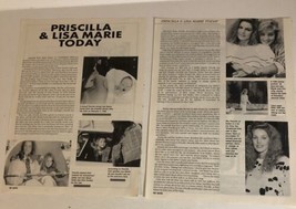 Priscilla And Lisa Marie Presley Today vintage 2 Page Article AR1 - $6.92