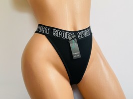Women&#39;s L Black Sport Panties, Briefs, Underwear, Lingerie, Thongs - Brand New - £3.92 GBP