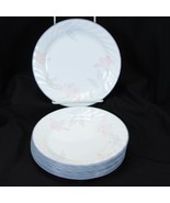 Corelle Pink Trio Bread Dessert Plates 7-1/4&quot; Lot of 10 - $418.19 MXN