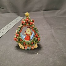 Vintage Santa Inside Christmas Tree Resin - £3.79 GBP